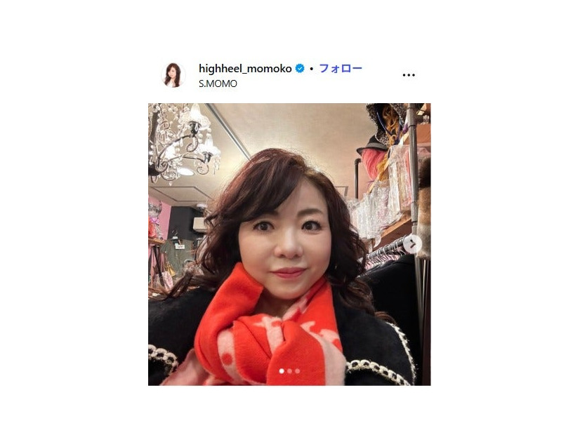 ハイヒール・モモコInstagramより