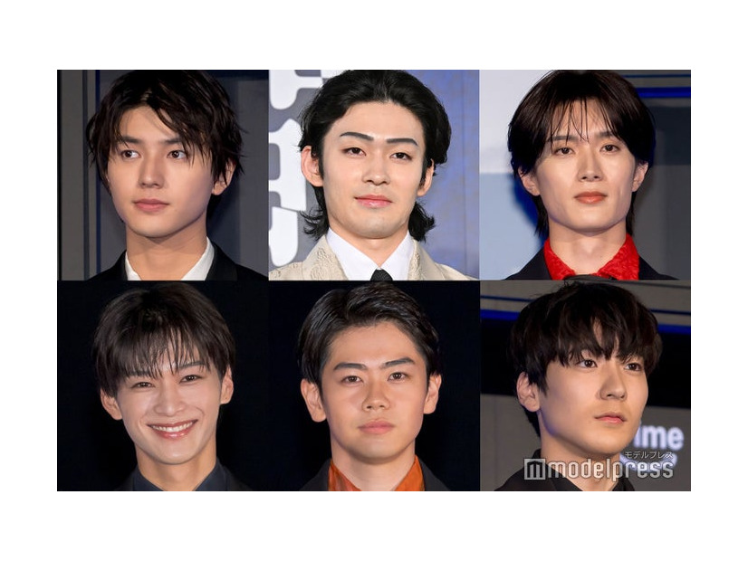 （上段左から）荒木飛羽、市川染五郎、山中柔太朗（下段左から）松本怜生、黒崎煌代、秋谷郁甫（C）モデルプレス