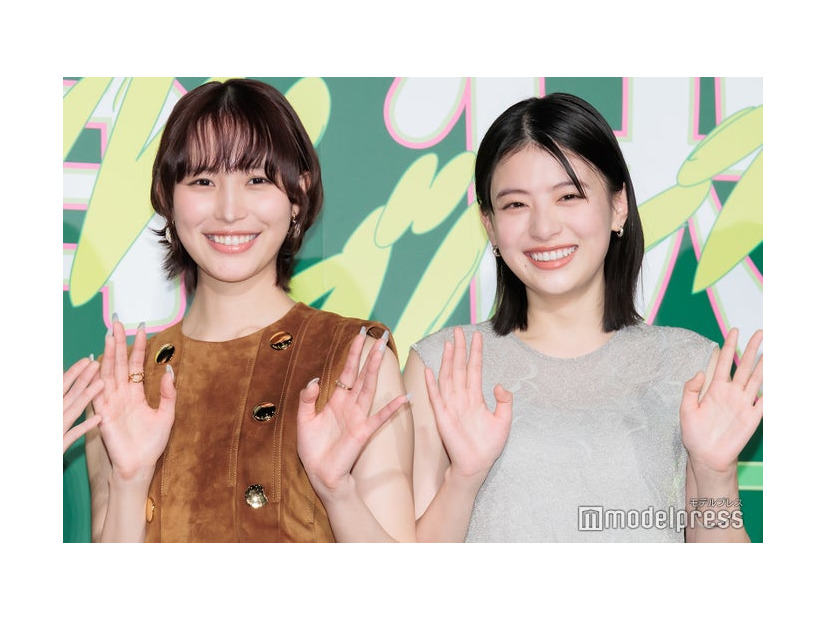 完成披露上映会に出席した南沙良＆出口夏希（C）モデルプレス
