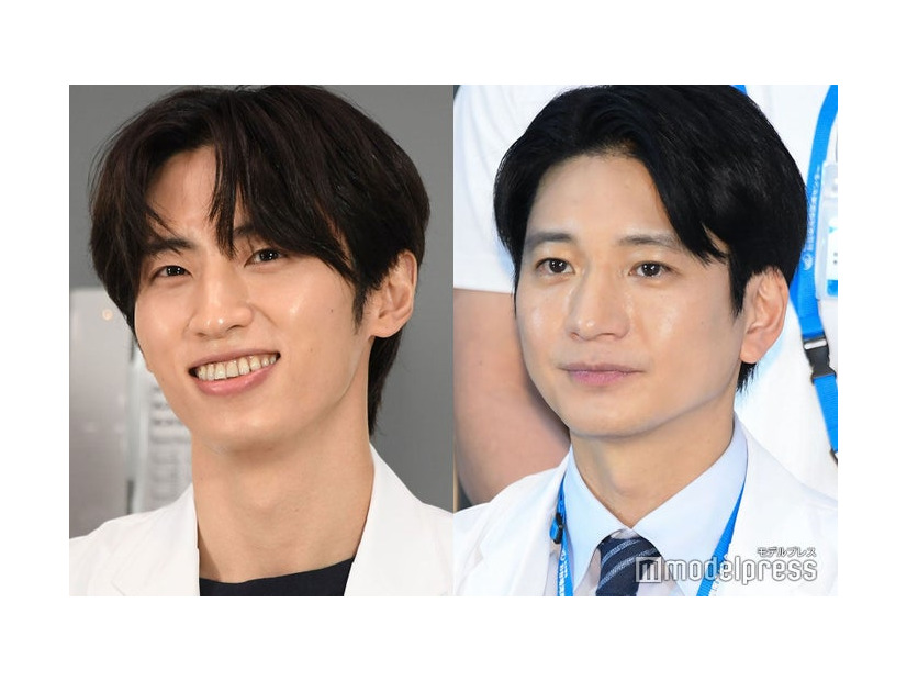 「ヤンドク！」記者会見に出席した許豊凡、向井理（C）モデルプレス