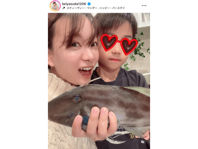 保田圭、息子＆愛犬の誕生日SHOTを公開「家族でお祝い」「良いお誕生日になりました」