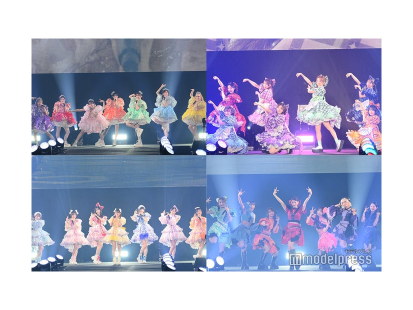 （左から時計回りに）FRUITS ZIPPER、CUTIE STREET、CANDY TUNE、SWEET STEADY（C）モデルプレス