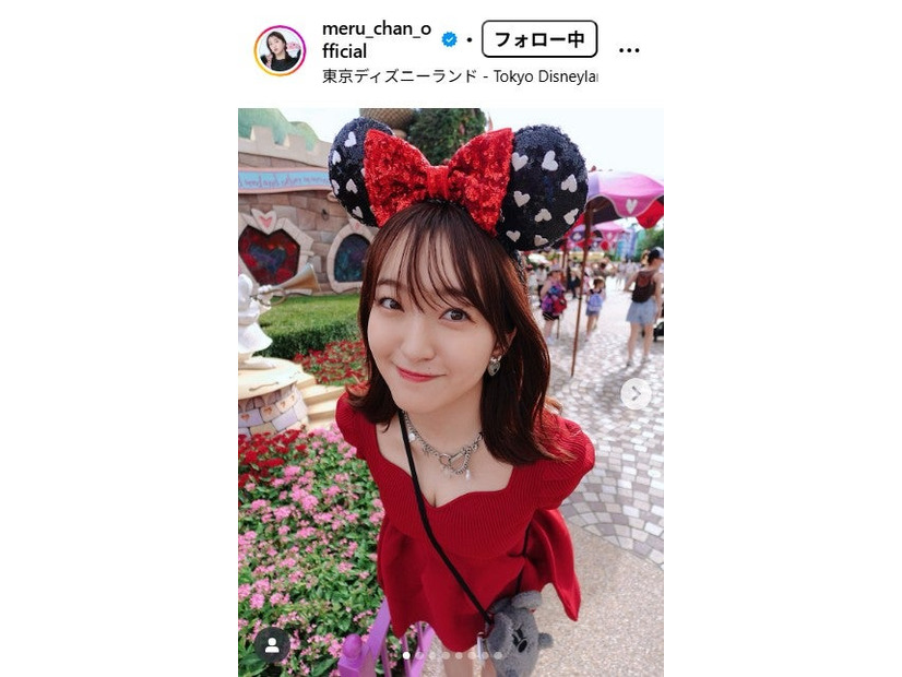 田島芽瑠Instagramより