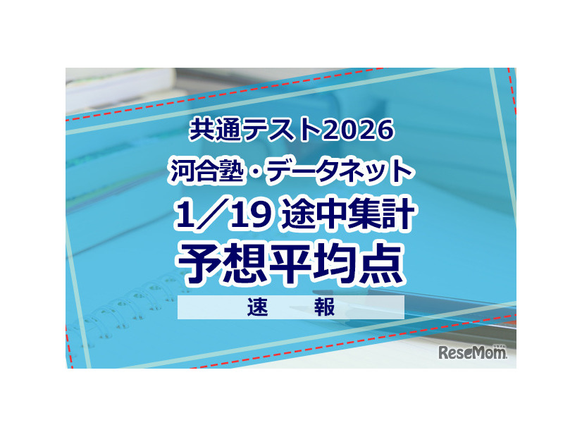 自己採点集計サービスの途中集計をもとにした河合塾・駿台・ベネッセの推定値（1/19速報）
