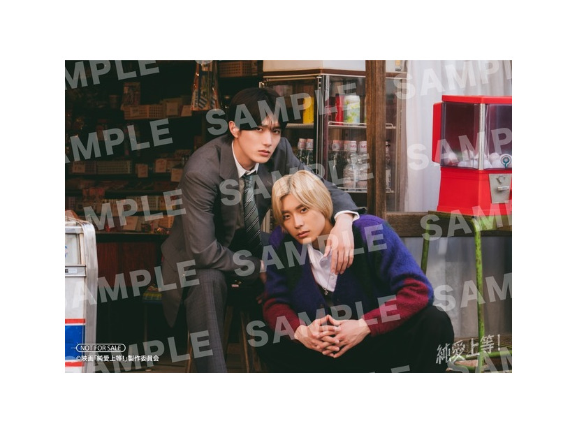 「純愛上等！」上＆下 映画公開記念フェア　特典：ブロマイド©映画「純愛上等！」製作委員会