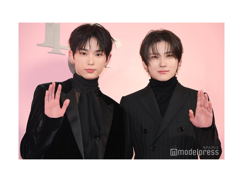 「ディオール アディクト キャンディ ショップ」フォトコールに出席したHARUA、YUMA（C）モデルプレス