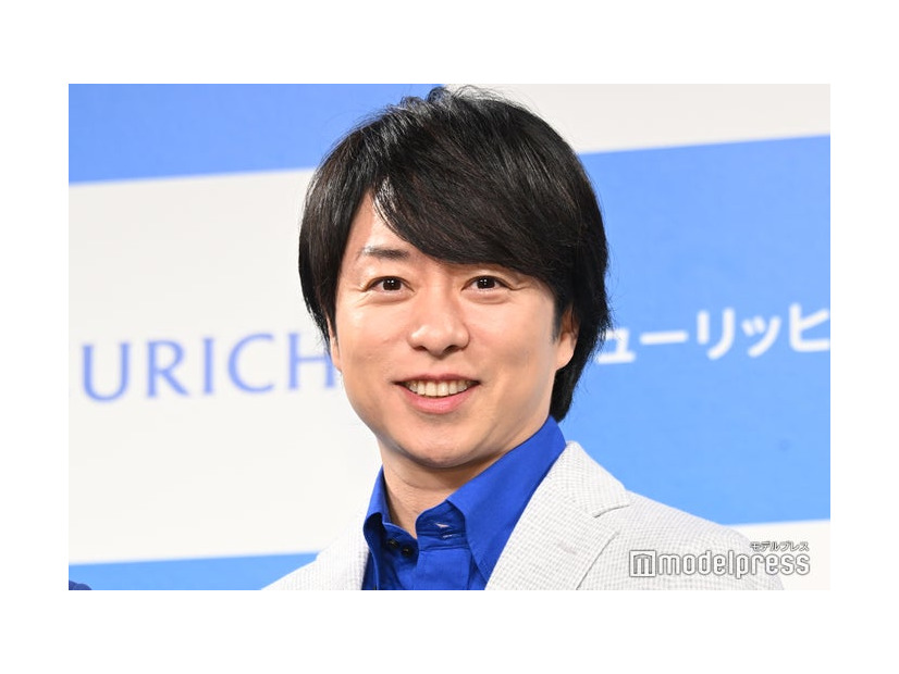 保険会社の新CM発表会に出席した櫻井翔（C）モデルプレス