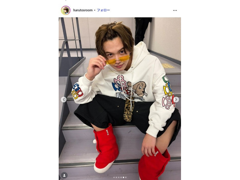 イメチェン前の今井暖大／今井暖大Instagramより