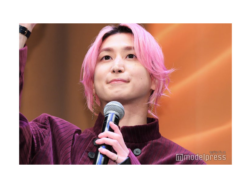 「白蛇：浮生 ～巡りめぐる運命の赤い糸～」公開記念初日舞台挨拶に出席した佐久間大介（C）モデルプレス