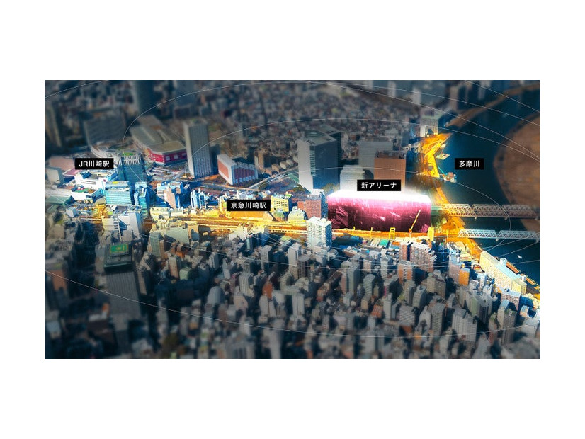 アリーナシティ開発 イメージビジュアル（提供写真）