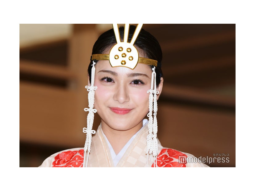 「節分祭」囲み取材に応じた平祐奈（C）モデルプレス