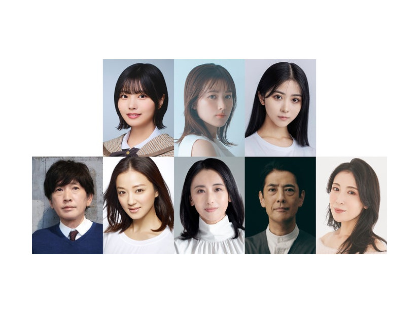 （上段左から）中西アルノ、井頭愛海、須藤千尋 （下段左から）長谷川朝晴、中越典子、紺野まひる、堀部圭亮、雛形あきこ（提供写真）