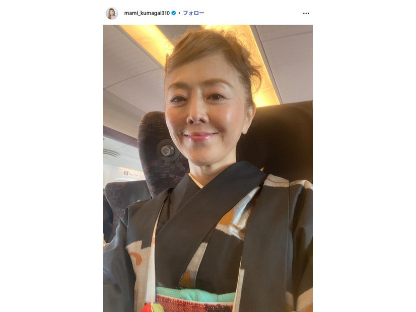 熊谷真実Instagramより