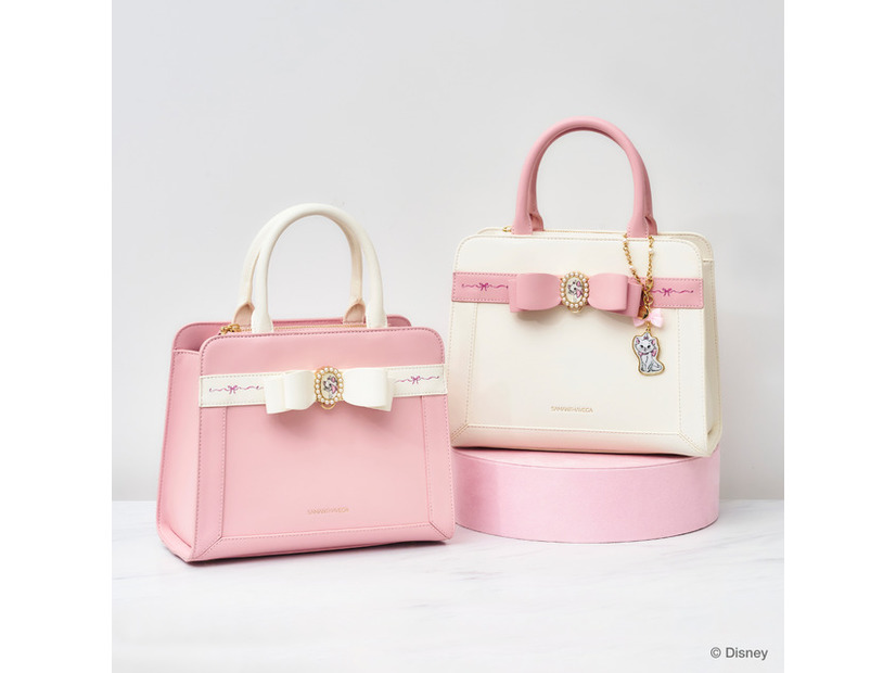 ハンドバッグ（ピンク／ホワイト）¥23,100「おしゃれキャット マリー」コレクション　