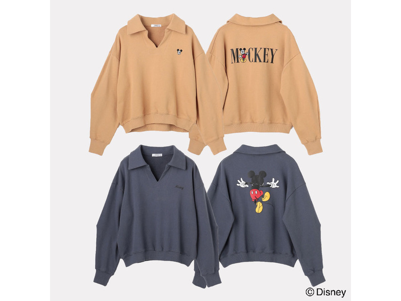 ミッキーマウス／レトロスウェット　￥5,990（税込）
