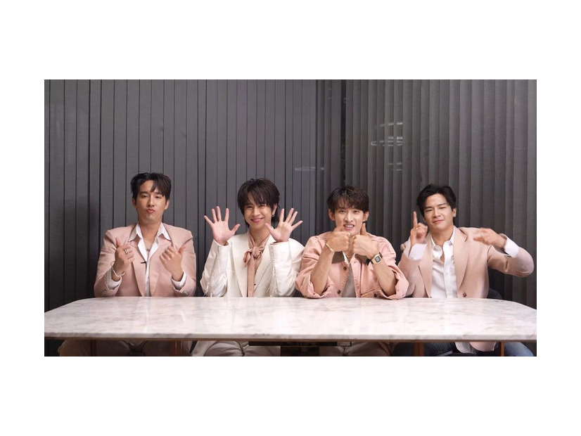 ユド=タンタット・ターリンピロム、フルーク=ナタット・シリポントーン、向井康二、マーチ=チュターウット・パッタラガムポン（C）datinggame2025