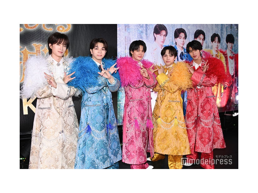 M!LK（左から）山中柔太朗、塩崎太智、佐野勇斗、吉田仁人、曽野舜太（C）モデルプレス