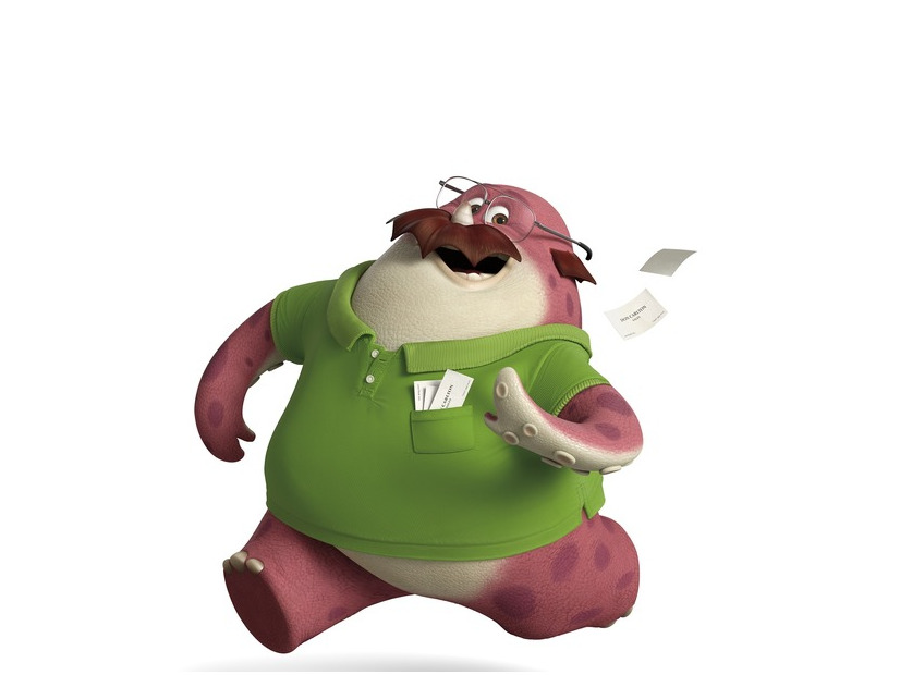 ドン(声:宝亀克寿)『モンスターズ・ユニバーシティ』© 2013 Disney Enterprises, Inc. / Pixar