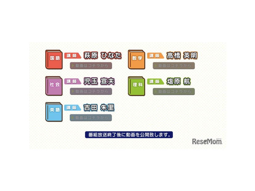解答を解説する講師陣