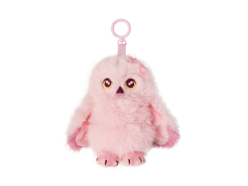 サクラ クリップ付きフクロウ ぬいぐるみ キーリング　2,500円（税込）