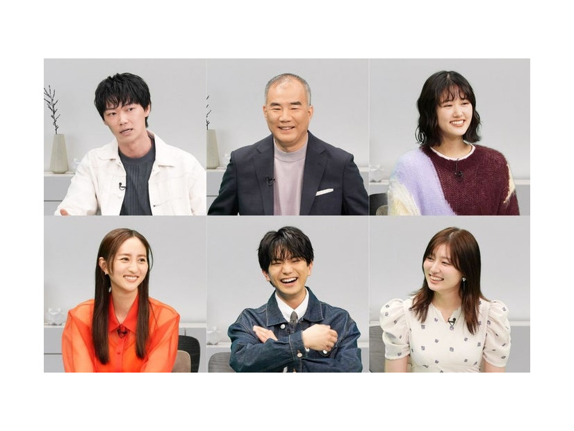 （上段左から）笠松将、野口聡一、原菜乃華（下段左から）堀田茜、正門良規、吉川愛（C）テレビ東京
