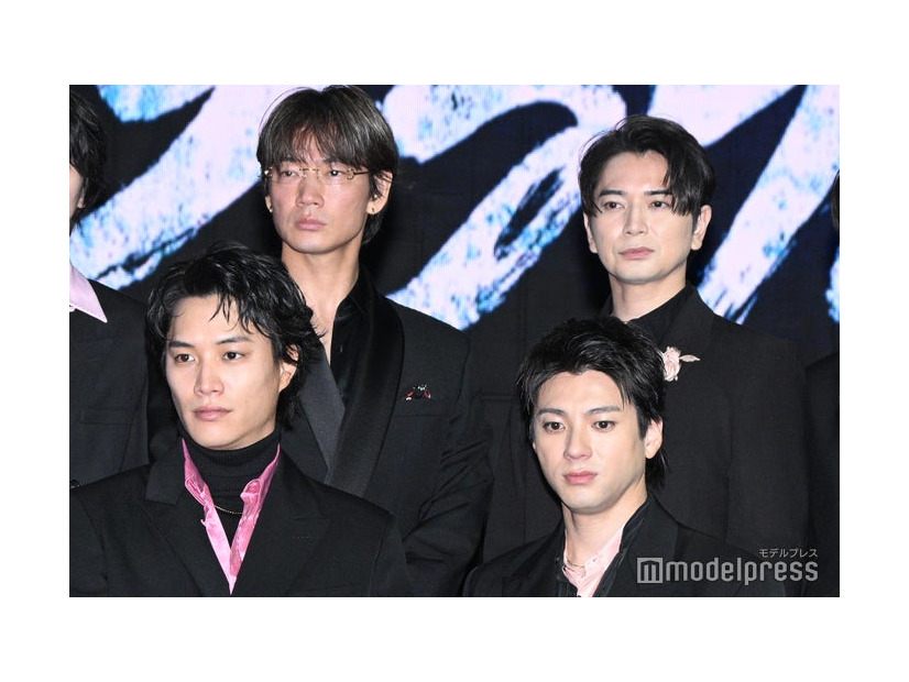 「ちるらん 新撰組鎮魂歌」制作発表に登場した綾野剛、松本潤、鈴木伸之、山田裕貴（C）モデルプレス