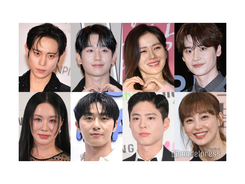 （上段左から）キム・ヨンデ （C）モデルプレス、チョン・ヘイン、ソン・イェジン、イ・ジョンソク／Photo by Getty Images（下段左から）オム・ジョンファ、パク・ソジュン、パク・ボゴム （C）モデルプレス、イ・ナヨン／Photo by Getty Images