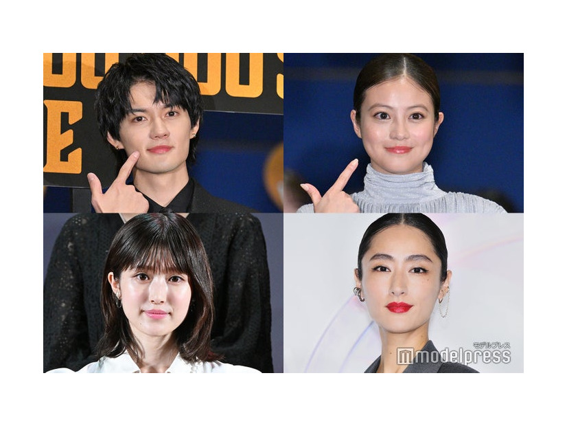 （上段左から時計回り）佐野勇斗、今田美桜、シシド・カフカ、福本莉子（C）モデルプレス