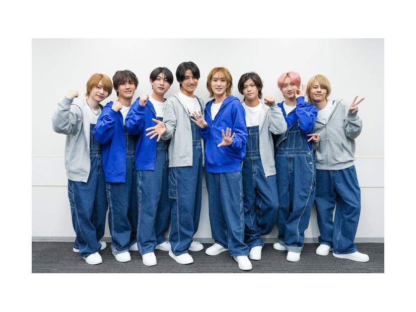 B&ZAI／（左から）今野大輝、稲葉通陽、本高克樹、鈴木悠仁、橋本涼、菅田琳寧、川崎星輝、矢花黎（提供写真）