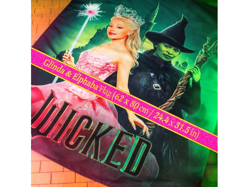グリンダとエルファバの旗(C) Universal City Studios LLC. All Rights Reserved.