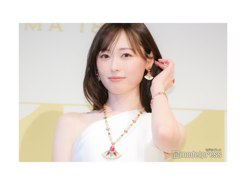 「ブルガリ アンバサダー就任記者発表会」に出席した福原遥（C）モデルプレス