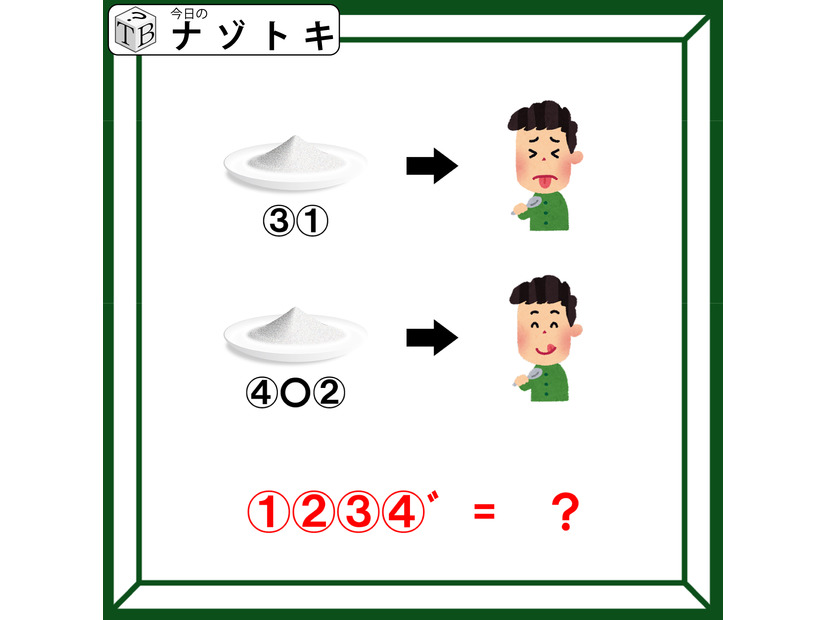 クイズです！「二つの粉の正体を考えましょう」文字数と男性のリアクションがポイント！【難易度LV２.・甘口】