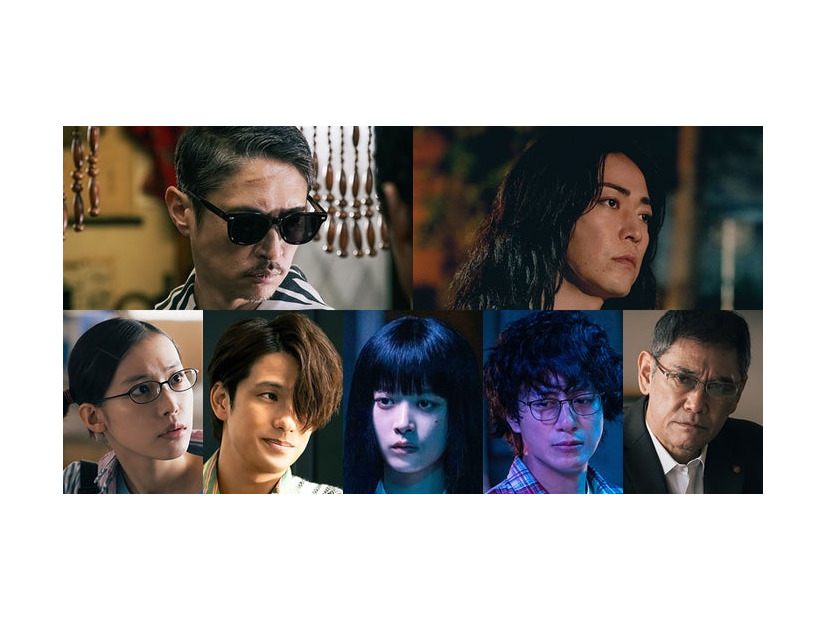 （上段）窪塚洋介、亀梨和也（下段）南沙良、森崎ウィン、馬場ふみか、溝端淳平、杉本哲太（C）DMM TV