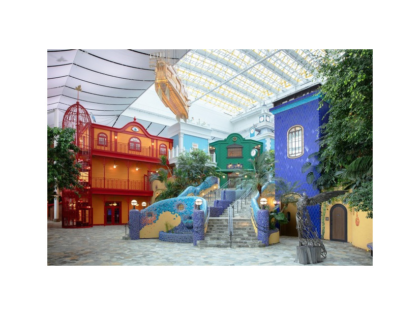 ジブリパーク／ジブリの大倉庫「中央階段」© Studio Ghibli