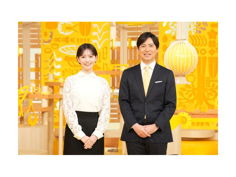 石川みなみアナ、桝太一キャスター（C）日本テレビ