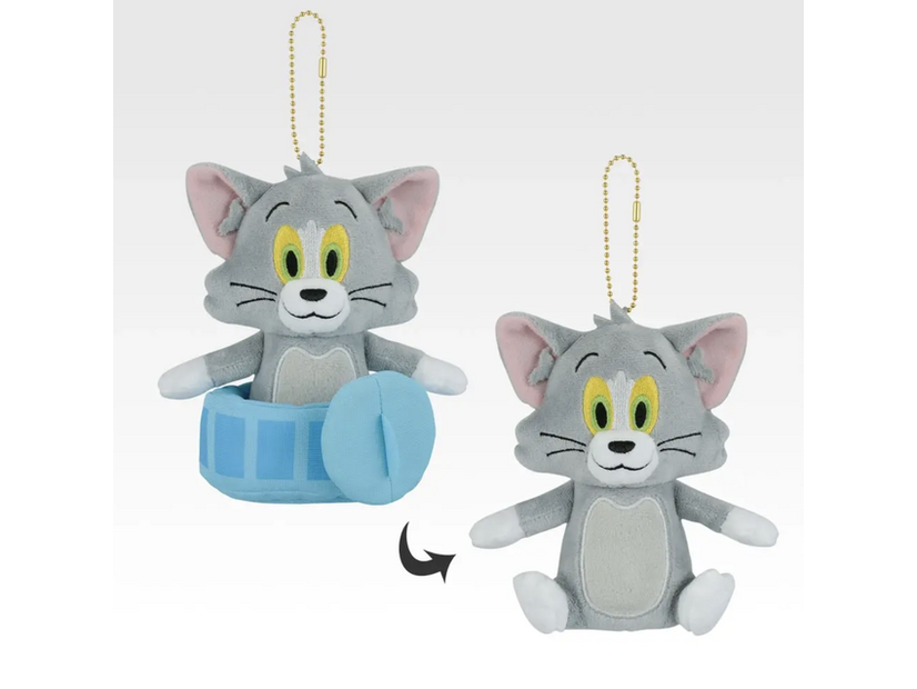 C賞 ディスプレイぬいぐるみマスコット トム／一番くじ トムとジェリー Colorful Funny Time！