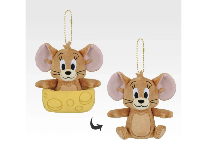 D賞 ディスプレイぬいぐるみマスコット ジェリー／一番くじ トムとジェリー Colorful Funny Time！