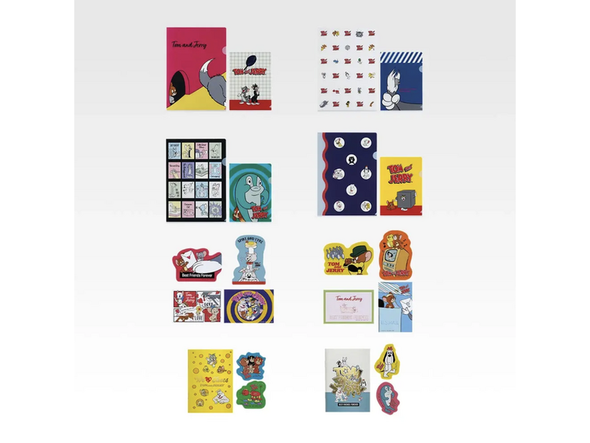 J賞 アートステーショナリー／一番くじ トムとジェリー Colorful Funny Time！