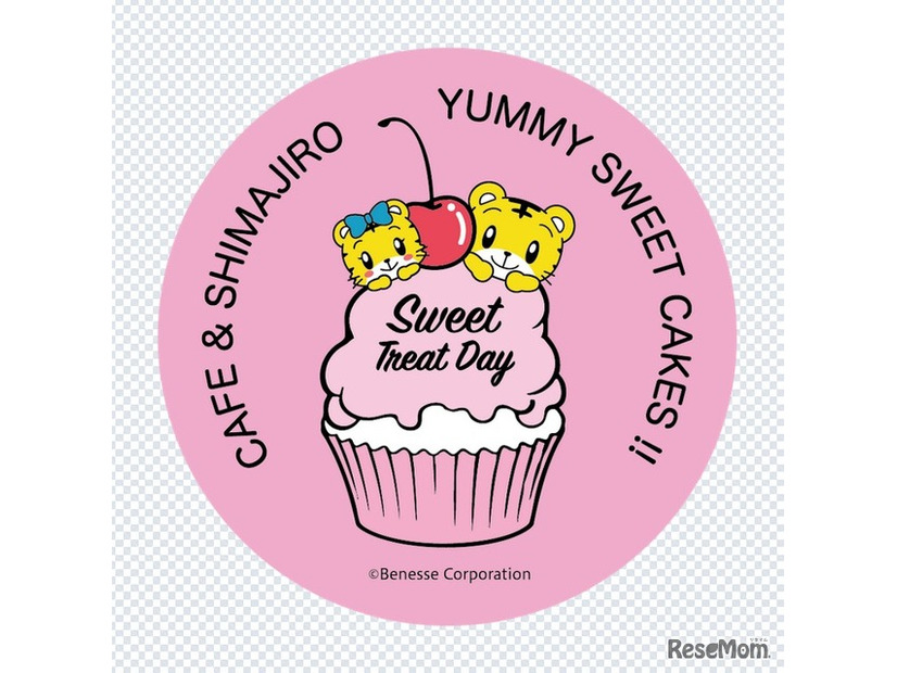 cafe＆Shimajiroステッカー（3枚組）　(c) Benesse Corporation 1988-2026 / しまじろう