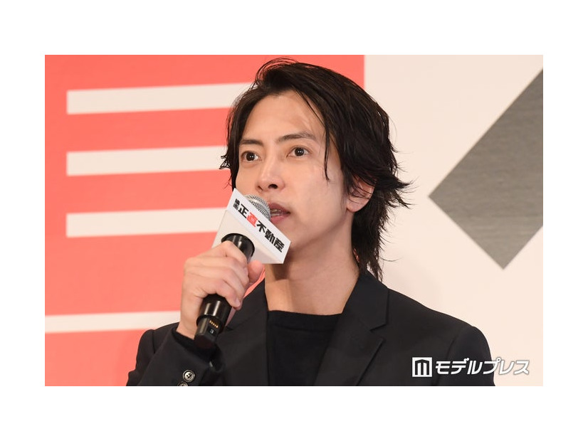 映画「正直不動産」キックオフ地鎮祭＆完成報告【正直】会見に出席した山下智久（C）モデルプレス