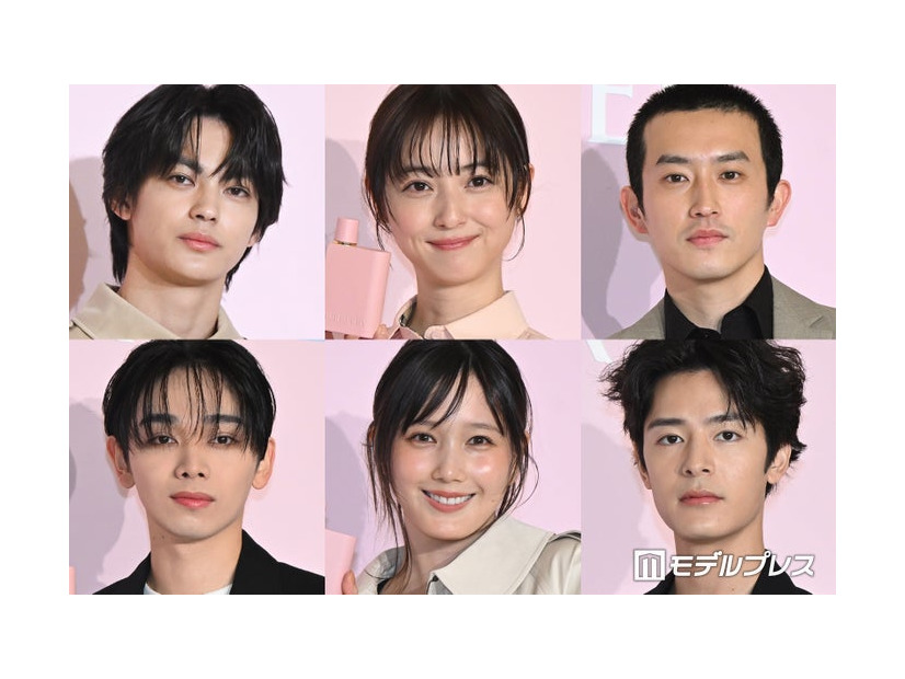 （上段）神尾楓珠、佐々木希、杉野遥亮（下段）宮世琉弥、本田翼、塩野瑛久（C）モデルプレス