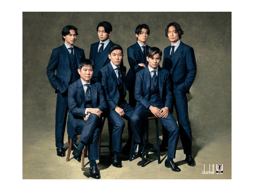 ダンヒル、森保一監督と日本代表選手を起用した「SAMURAI BLUE COLLECTION 2026」発表