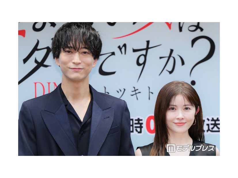 「産まない女はダメですか？ DINKs のトツキトオカ」記者会見に出席した浅香航大、宮澤エマ（C）モデルプレス