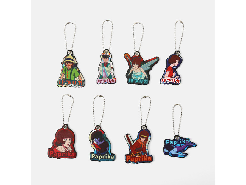 Paprika Bag Charm 全8種　各￥1,650 tax in　(C)2006 MADHOUSE / Sony Pictures Entertainment (Japan) Inc.