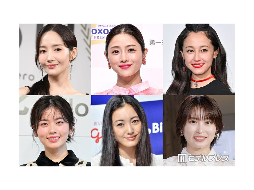 （上段左から時計回り）パク・ミニョン、石原さとみ、沢尻エリカ、志田未来、仲間由紀恵、小芝風花（C）モデルプレス