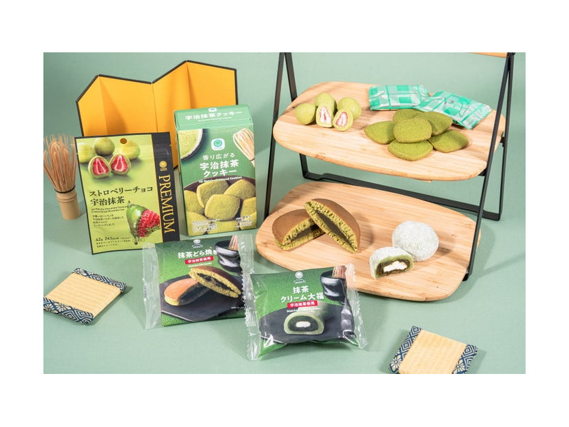 宇治抹茶を使用した商品（提供写真）