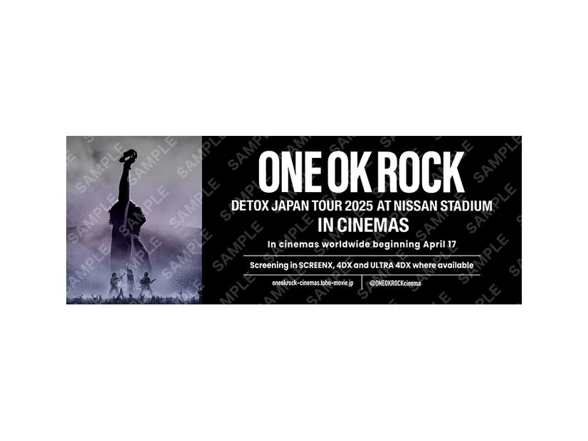 『ONE OK ROCK DETOX JAPAN TOUR 2025 AT NISSAN STADIUM IN CINEMAS』 2026, 10969, Inc.
