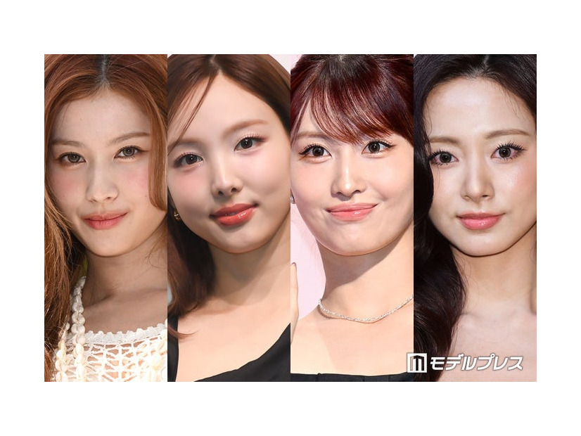 （左から）サナ、ナヨン、モモ、ツウィ（C）モデルプレス