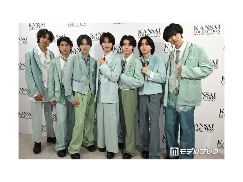 「KANSAI COLLECTION 2026 SPRING＆SUMMER」囲み取材に応じたCLASS SEVEN（C）モデルプレス