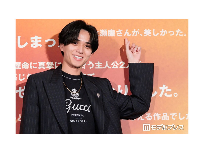 観客の感想をアピールする“永瀬タイム”の永瀬廉（C）モデルプレス